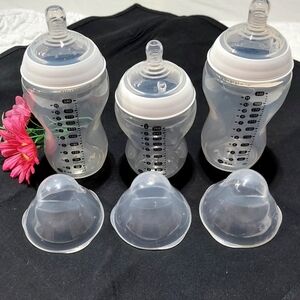 * Tommee Tippee Baby Bottles, Set of 3, Clean, Great Condition